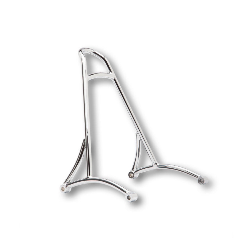 Burly Brand Short Sissy Bar 13in - Chrome Burly Brand Seat Brackets & Frames  AXOPROS