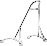 Burly Brand Short Sissy Bar 13in - Chrome Burly Brand Seat Brackets & Frames  AXOPROS