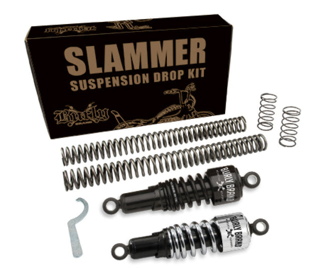 Burly Brand Slammer Kit - Chrome Burly Brand Lowering Kits  AXOPROS