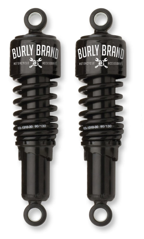 Burly Brand Slammer Shocks 10.5in - Black Burly Brand Shocks and Struts  AXOPROS
