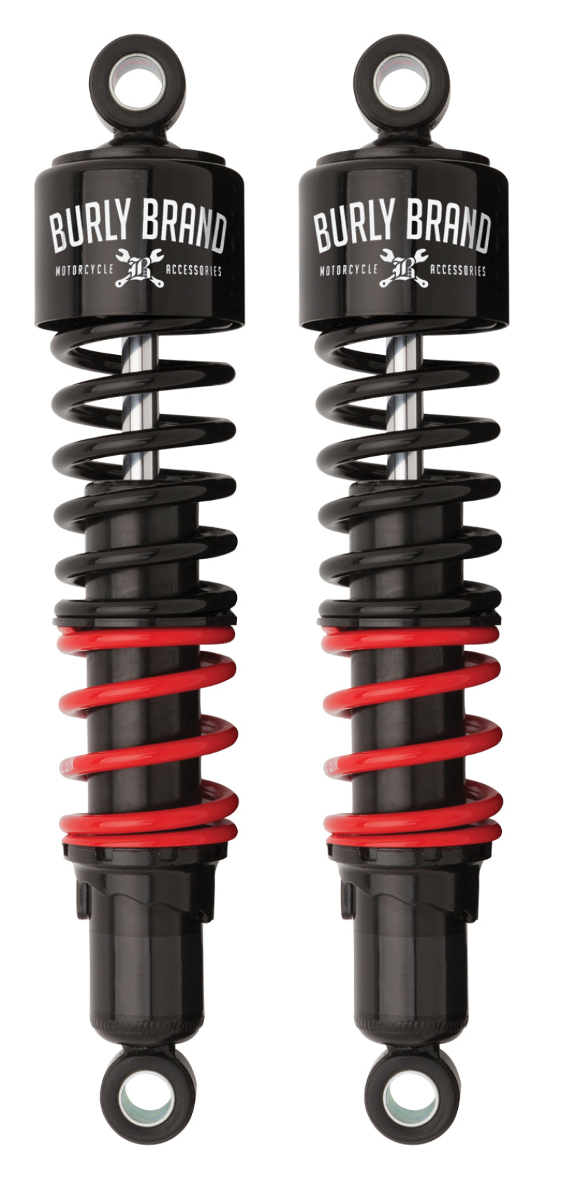 Burly Brand Stiletto Shocks 13.0in - Black Burly Brand Shocks and Struts  AXOPROS