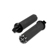 Burly Brand Universal Hawk  Footpeg Set Billet - Black Machined Burly Brand Footpegs  AXOPROS