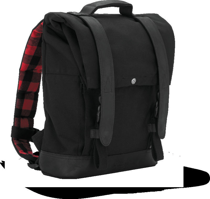 Burly Brand Voyager Back Pack - Black Burly Brand Bags - Saddlebags  AXOPROS