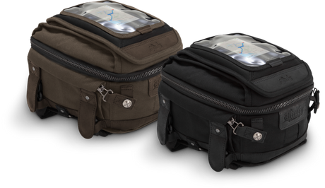 Burly Brand Voyager Tank / Tail Bag - Dark Oak Burly Brand Bags - Saddlebags  AXOPROS