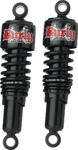 Burly Brand XL Shocks 10.5in - Black Burly Brand Shocks and Struts  AXOPROS