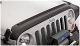 Bushwacker 07-18 Jeep Wrangler (JK) / (JK) Unlimited Trail Armor Hood Guard - Black Bushwacker Body Armor & Rock Rails  AXOPROS
