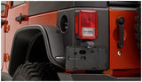Bushwacker 07-18 Jeep Wrangler Trail Armor Rear Corners - Black Bushwacker Body Armor & Rock Rails  AXOPROS