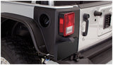 Bushwacker 07-18 Jeep Wrangler Trail Armor Rear Corners - Black Bushwacker Body Armor & Rock Rails  AXOPROS