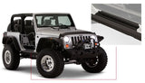 Bushwacker 07-18 Jeep Wrangler Trail Armor Rocker Panel and Sill Plate Cover - Black Bushwacker Body Armor & Rock Rails  AXOPROS