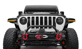 Bushwacker 18-22 Jeep Wrangler 2/4dr / 20-22 Jeep Gladiator Trail Armor Hood Armor (3pc) - Tex. Blk Bushwacker Body Armor & Rock Rails  AXOPROS