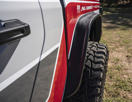 Bushwacker 2020 Jeep Gladiator Launch Edition Flat Style Flares 4pc - Black Bushwacker Fender Flares  AXOPROS