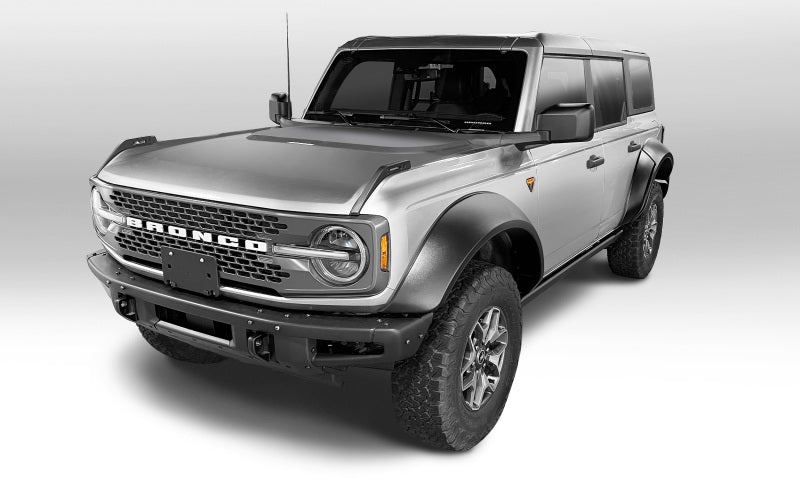 Bushwacker 2021+ Ford Bronco 4-Door Extend-A-Flares 4pc - Black Bushwacker Fender Flares  AXOPROS