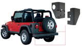 Bushwacker 97-06 Jeep Wrangler Trail Armor Rear Corners - Black Bushwacker Body Armor & Rock Rails  AXOPROS