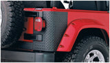 Bushwacker 97-06 Jeep Wrangler Trail Armor Rear Corners - Black Bushwacker Body Armor & Rock Rails  AXOPROS
