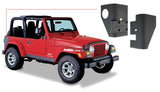 Bushwacker 97-06 Jeep Wrangler Trail Armor Rear Corners - Black Bushwacker Body Armor & Rock Rails  AXOPROS