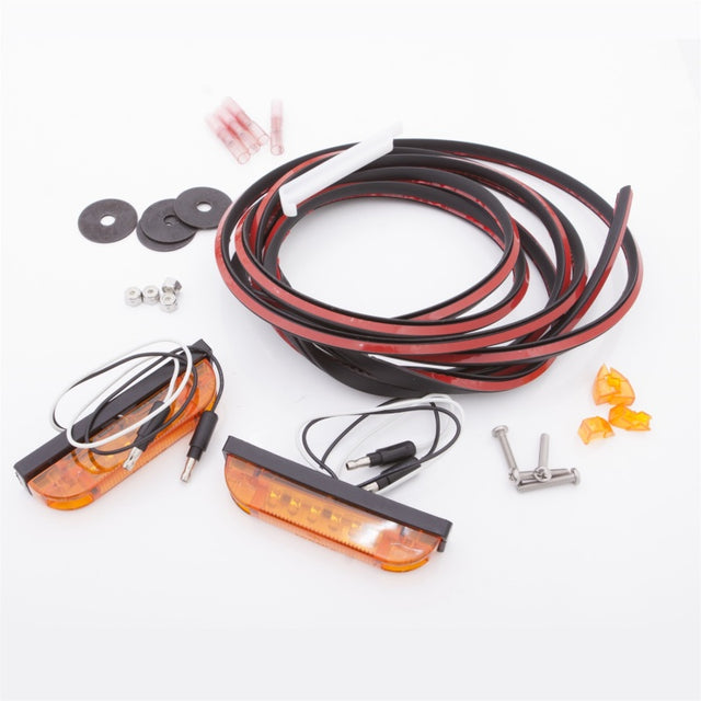 Bushwacker 99-18 Universal 2-Wire Led Marker Light Kit For Flat Style Flares Bushwacker Light Accessories and Wiring  AXOPROS