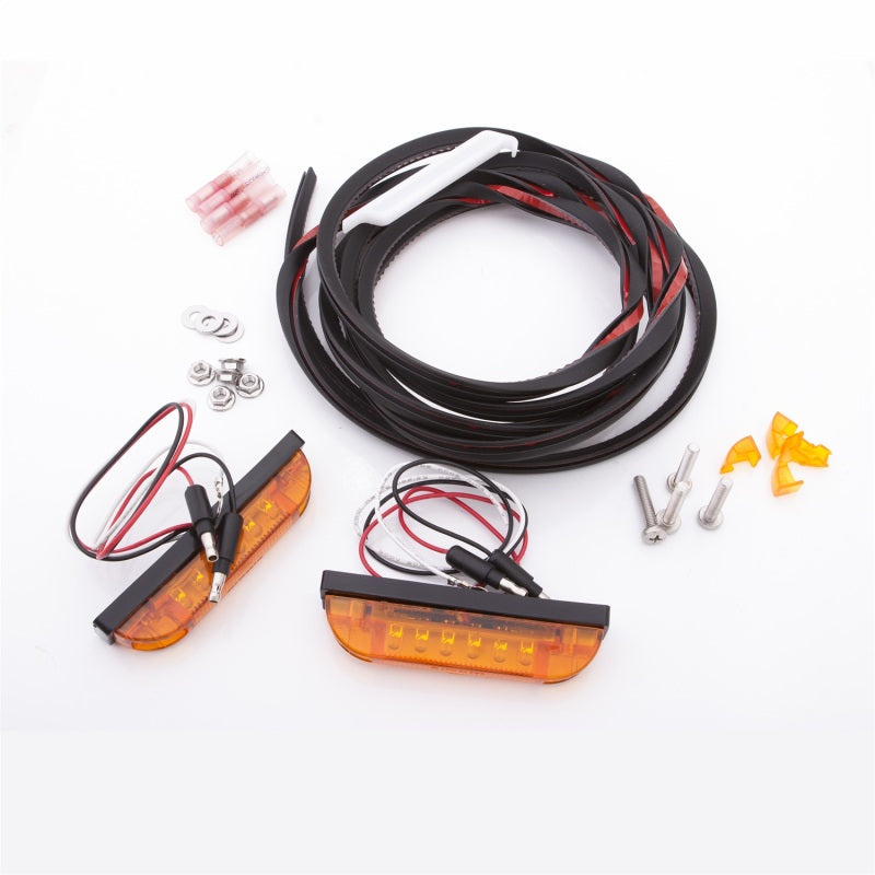 Bushwacker 99-18 Universal 3-Wire Led Marker Light Kit For Flat Style Flares Bushwacker Light Accessories and Wiring  AXOPROS