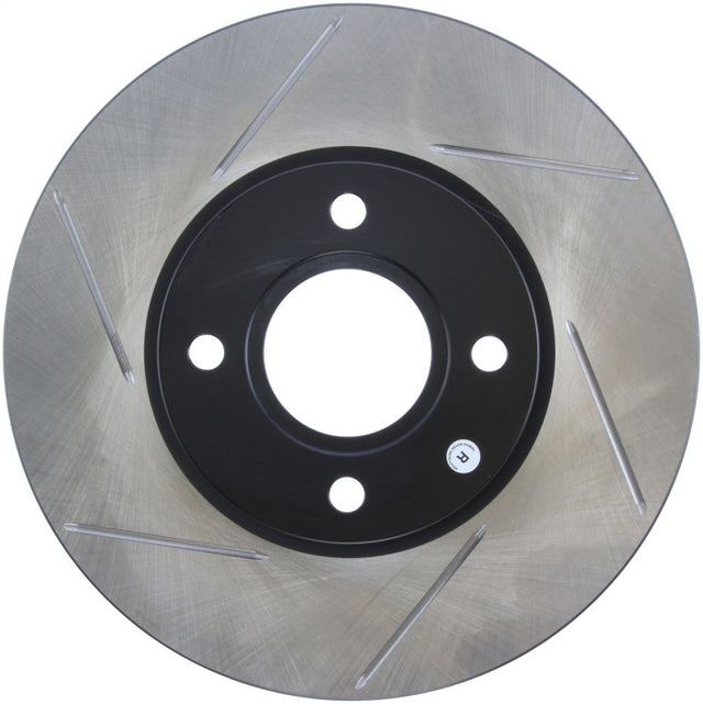 StopTech 2014 Ford Fiesta Right Front Disc Slotted Brake Rotor Stoptech Brake Rotors - Slotted  AXOPROS