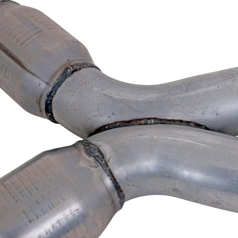 BBK 79-04 Mustang Coyote Swap Short Mid X Pipe w Catalytic Converters 3.0 For BBK Long Tube Headers BBK X Pipes  AXOPROS