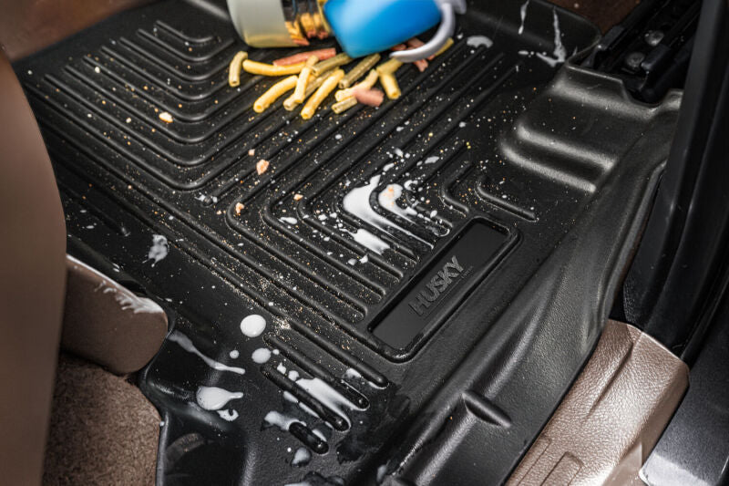 Husky Liners Husky Liners 24-25 Toyota Tacoma Hybrid Weatherbeater Front & 2nd Seat Floor Liners - Black Floor Mats - Rubber aftermarket performance part