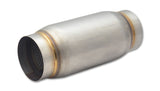 Vibrant SS Race Muffler 3in inlet/outlet x 9in long 3.75in Muffler Body OD Vibrant Muffler  AXOPROS