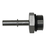DeatschWerks 10AN ORB Male to 5/16in Male EFI Quick Connect Adapter - Anodized DW Titanium DeatschWerks Fuel Components Misc  AXOPROS