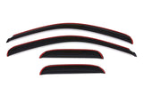 AVS 07-13 Chevy Silverado 1500 Ext. Cab Ventvisor Front & Rear Window Deflectors 4pc - Smoke AVS Wind Deflectors  AXOPROS