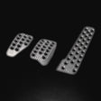 OMP Aluminum Racing Pedals (Set of 3) OMP Pedals  AXOPROS