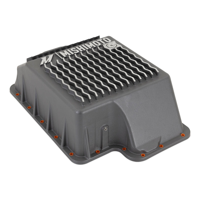 Mishimoto 89-10 Powerstroke E4OD 4R100 5R110 Trans Pan Cast GR Mishimoto Transmission Pans  AXOPROS