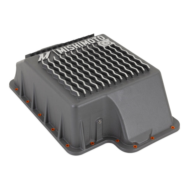 Mishimoto 89-10 Powerstroke E4OD 4R100 5R110 Trans Pan Cast GR Mishimoto Transmission Pans  AXOPROS