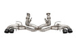 Corsa 2020-2025 Corvette C8 3in Valved Cat-Back 4.5in Blk Quad Tips - Fits Factory NPP Exhaust CORSA Performance Catback  AXOPROS