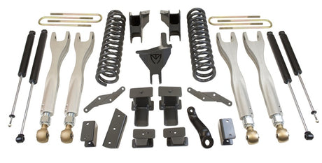 MaxTrac 17-19 Ford F-250/350 4WD 6in/2in MaxPro Coil Lift Kit w/4-Link Arms & MaxTrac Shocks Maxtrac Control Arms  AXOPROS