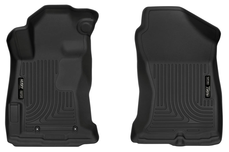 Husky Liners 2018 Subaru Crosstrek Black Front Floor Liners Husky Liners Floor Mats - Rubber  AXOPROS