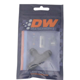 DeatschWerks DeatschWerks 6AN Male Flare to 6AN Male Flare to 6AN Male Flare Tee Fitting - Anodized Matte Black Fittings aftermarket performance part