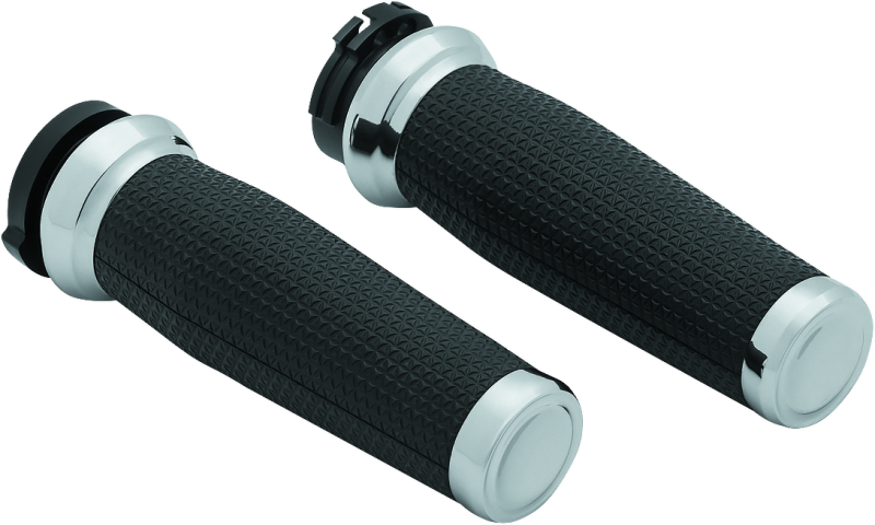 Kuryakyn Thresher Grips Dual Cable Chrome Kuryakyn Grips  AXOPROS