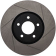 StopTech Power Slot 07-09 Mazdaspeed3 Slotted Left Front Rotor Stoptech Brake Rotors - Slotted  AXOPROS