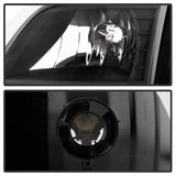 Xtune Ford F150 97-03 Crystal Headlights w/ Clear LED Corners Black HD-ON-FF15097-LED-SET-BK SPYDER Headlights  AXOPROS