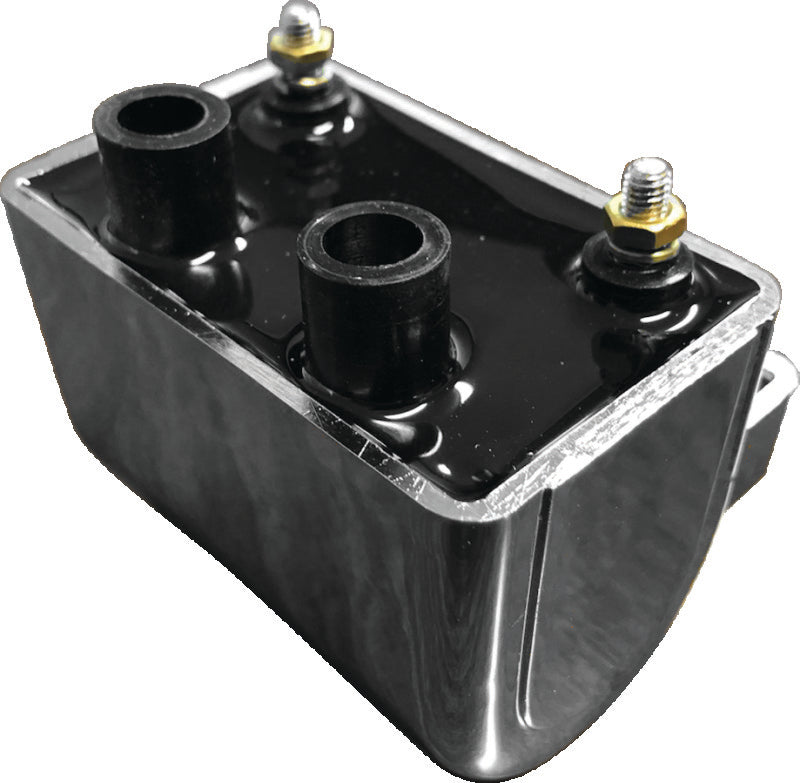 Twin Power 65-79 Big Twin and XL Ignition Coil Chrome Replaces H-D 31609-65A 5 Ohm TwinPower Stock Replacement Ignition  AXOPROS