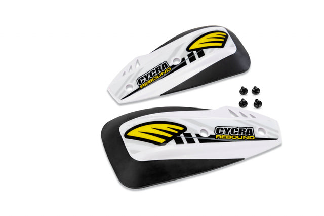 Cycra Rebound DX Handshields - White Cycra Hand Guards  AXOPROS