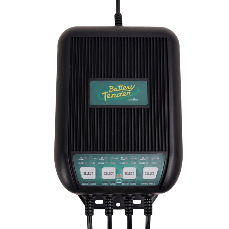 Battery Tender 4 Bank 12 Amp On-Board Marine Battery Charger Battery Tender Battery Chargers  AXOPROS