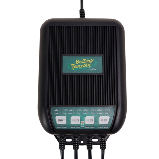 Battery Tender 4 Bank 12 Amp On-Board Marine Battery Charger Battery Tender Battery Chargers  AXOPROS