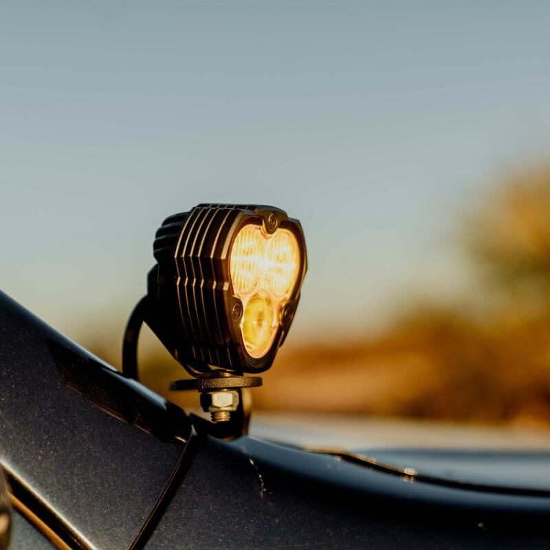 KC HiLiTES FLEX ERA 3 Performance Yellow Combo Beam Lens KC HiLiTES Light Accessories and Wiring  AXOPROS