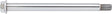 Bikers Choice 79-03 XL Rear Axle Replaces H-D 41563-77A Bikers Choice Axles  AXOPROS