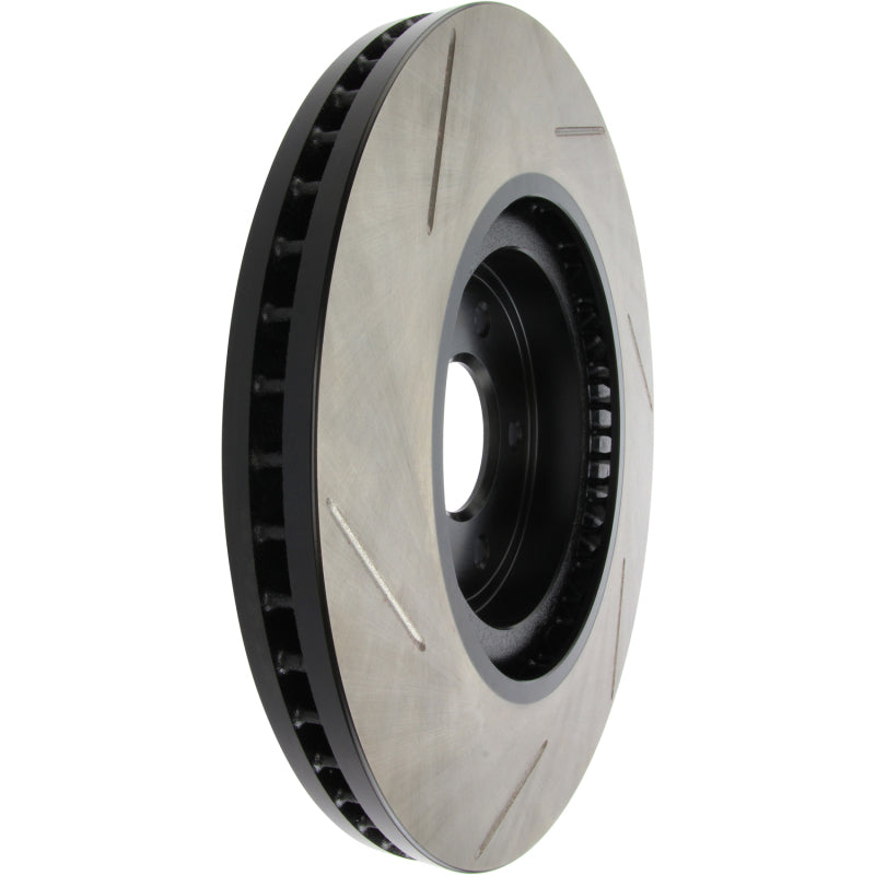StopTech Power Slot Nissan 370z / Infiniti G37 SportStop Slotted Front Left Rotor Stoptech Brake Rotors - Slotted  AXOPROS