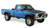 Bushwacker 84-01 Jeep Cherokee Cutout Style Flares 4pc Fits 2-Door Sport Utility Only - Black Bushwacker Fender Flares  AXOPROS