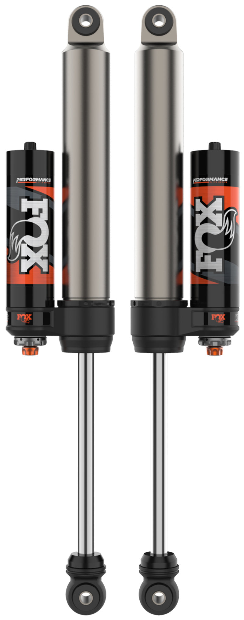 Fox 14-22 Ram 3500 4WD 2-3.5in Lift Rear Performance Elite Series 2.5 Reservoir Shocks - Adjustable FOX Coilovers  AXOPROS