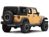 Raxiom 07-18 Jeep Wrangler JK Axial Series LED Halo Tail Lights- Black Housing (Dark Smoked Lens) Raxiom Tail Lights  AXOPROS