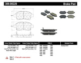 StopTech Performance 00-05 Spyder MR2 / 00 Celica GT / 04-07 xA/xB Front Brake Pads Stoptech Brake Pads - Performance  AXOPROS