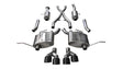 Corsa 2014-2021 Jeep Grand Cherokee Summit Edition Black 2.5in Dual Rear Exit Cat-Back Exhaust CORSA Performance Catback  AXOPROS