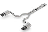 Borla 2018 Ford Mustang GT 5.0L AT/MT 3in S-Type Catback Exhaust Black Chrome Tips w/ Valves Borla Catback  AXOPROS